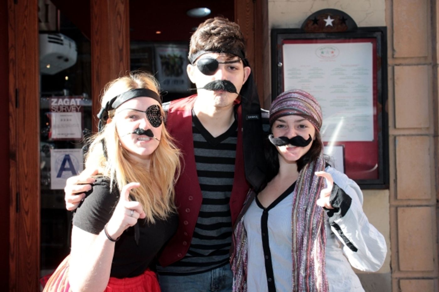 Photo Coverage: Matthew Saldivar, Dave Barry and PETER AND THE STARCATCHER Fans Celebrate Stache Day!  Image