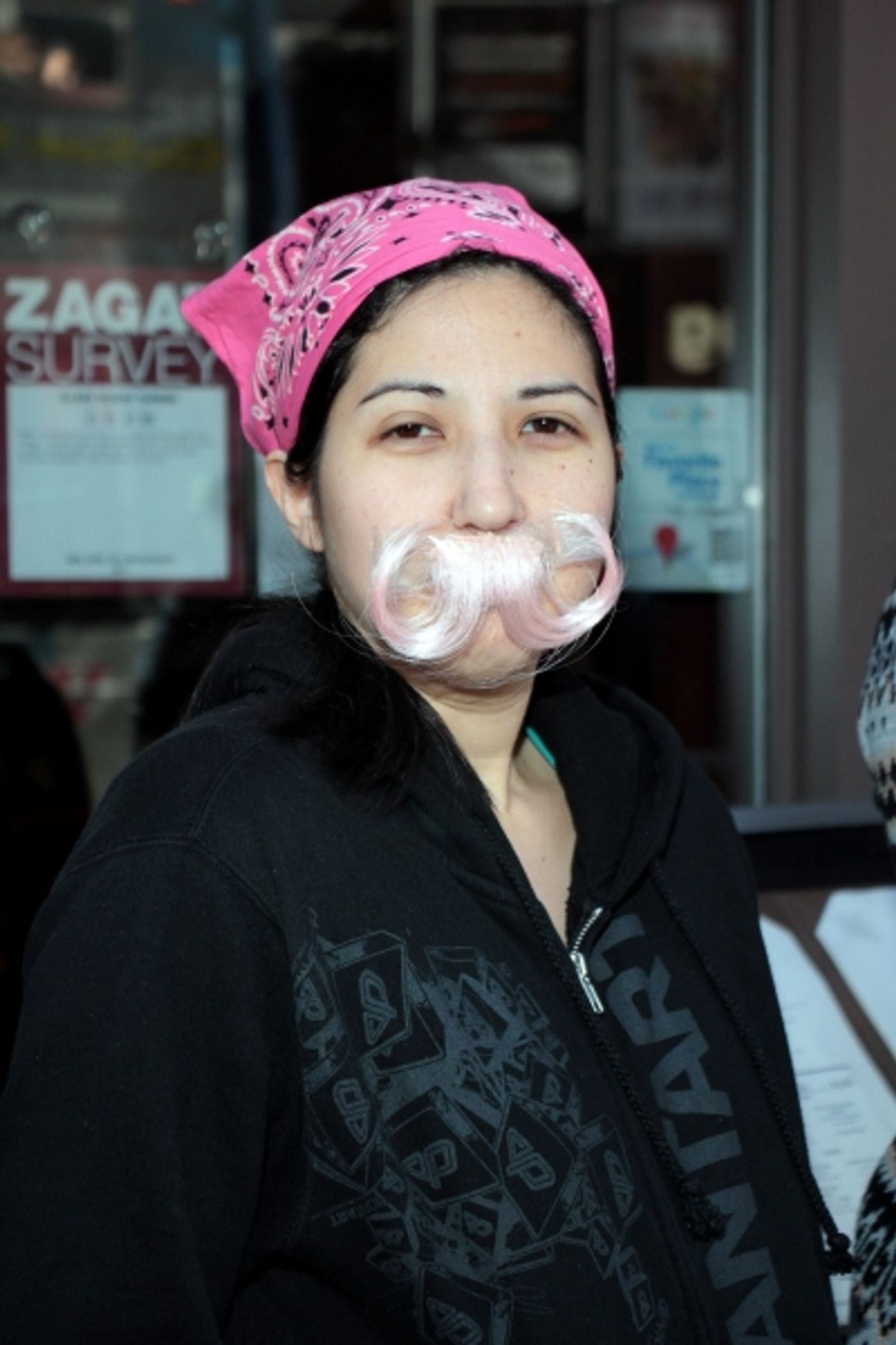 Photo Coverage: Matthew Saldivar, Dave Barry and PETER AND THE STARCATCHER Fans Celebrate Stache Day!  Image