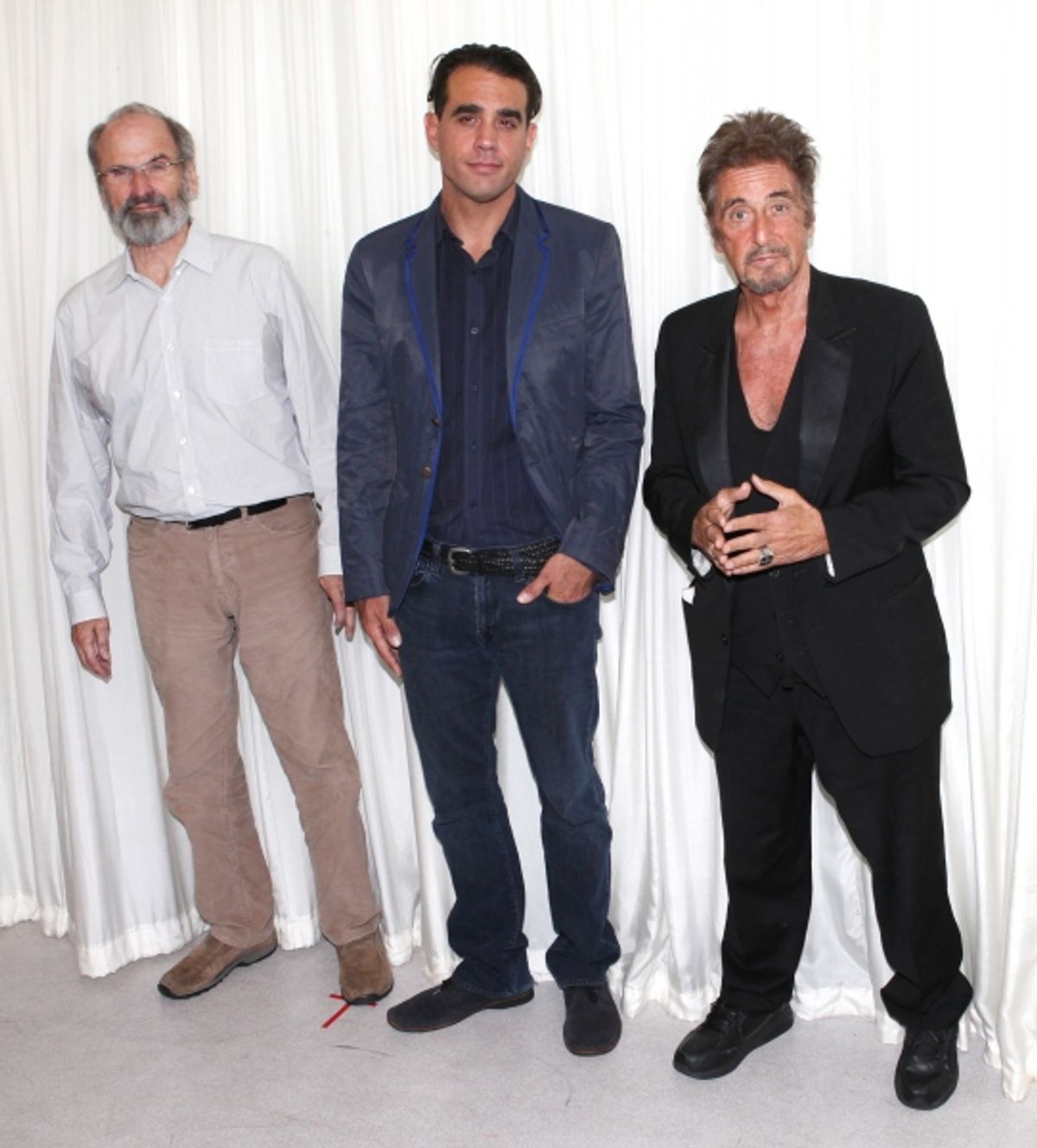 Director Daniel Sullivan, Bobby Cannavale & Al Pacino at 