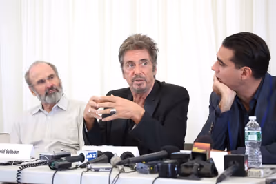 Director Daniel Sullivan, Al Pacino, Bobby Cannavale Photo