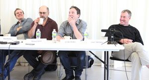 Director Daniel Sullivan, Al Pacino, Bobby Cannavale, David Harbour, Richard Schiff, Jeremy Shamos & John C. McGinley @ BroadwayWorld Director Daniel Sullivan, Al Pacino, Bobby Cannavale, David Harbour, Richard Schiff, Photo