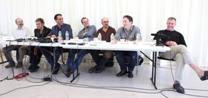 Director Daniel Sullivan, Al Pacino, Bobby Cannavale, David Harbour, Richard Schiff, Jeremy Shamos & John C. McGinley @ BroadwayWorld Director Daniel Sullivan, Al Pacino, Bobby Cannavale, David Harbour, Richard Schiff, Photo