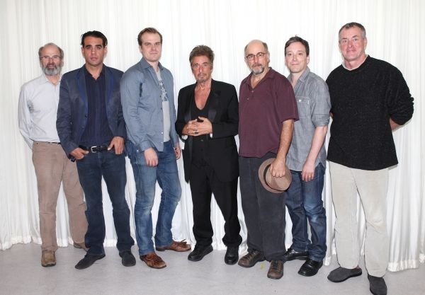 Director Daniel Sullivan, Bobby Cannavale, David Harbour, Al Pacino, Richard Schiff,  Photo
