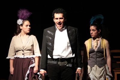  Abby Gillan, Eric Olson (Andrew Jackson) and Phebe Taylor Photo