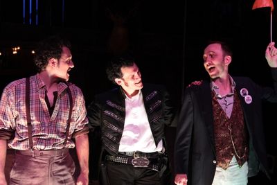  Thomas Cardwell, Eric Olson (Andrew Jackson) and Scot Greenwell Photo