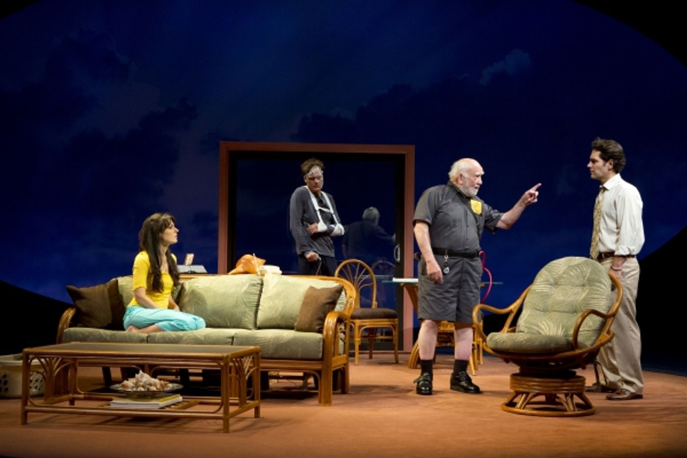 Photo Flash: First Look at Paul Rudd, Kate Arrington, Ed Asner and Michael Shannon in Broadway's GRACE!  Image