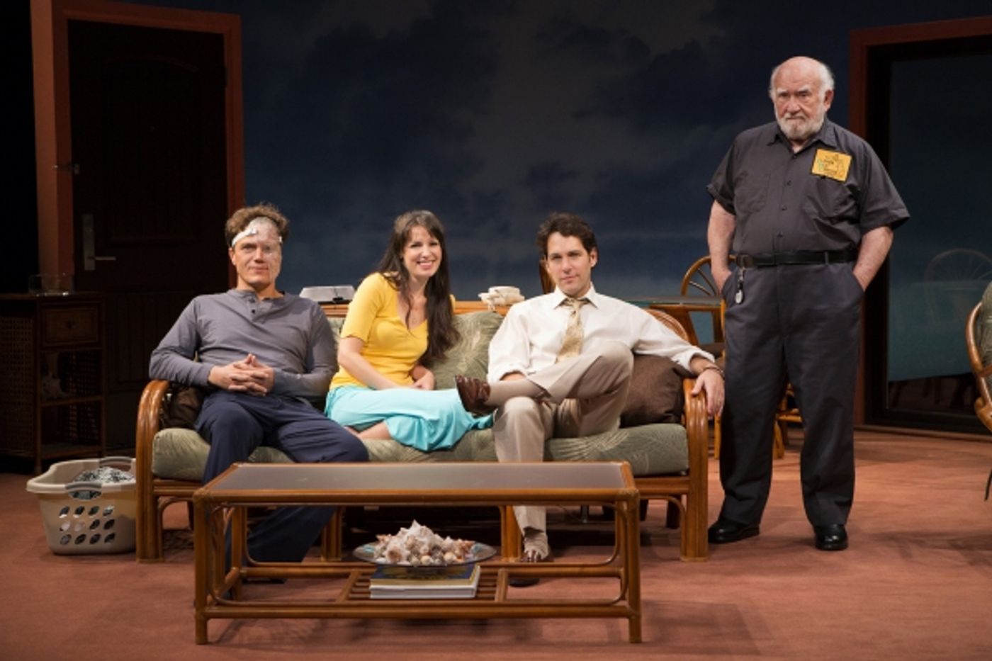 Photo Flash: First Look at Paul Rudd, Kate Arrington, Ed Asner and Michael Shannon in Broadway's GRACE!  Image