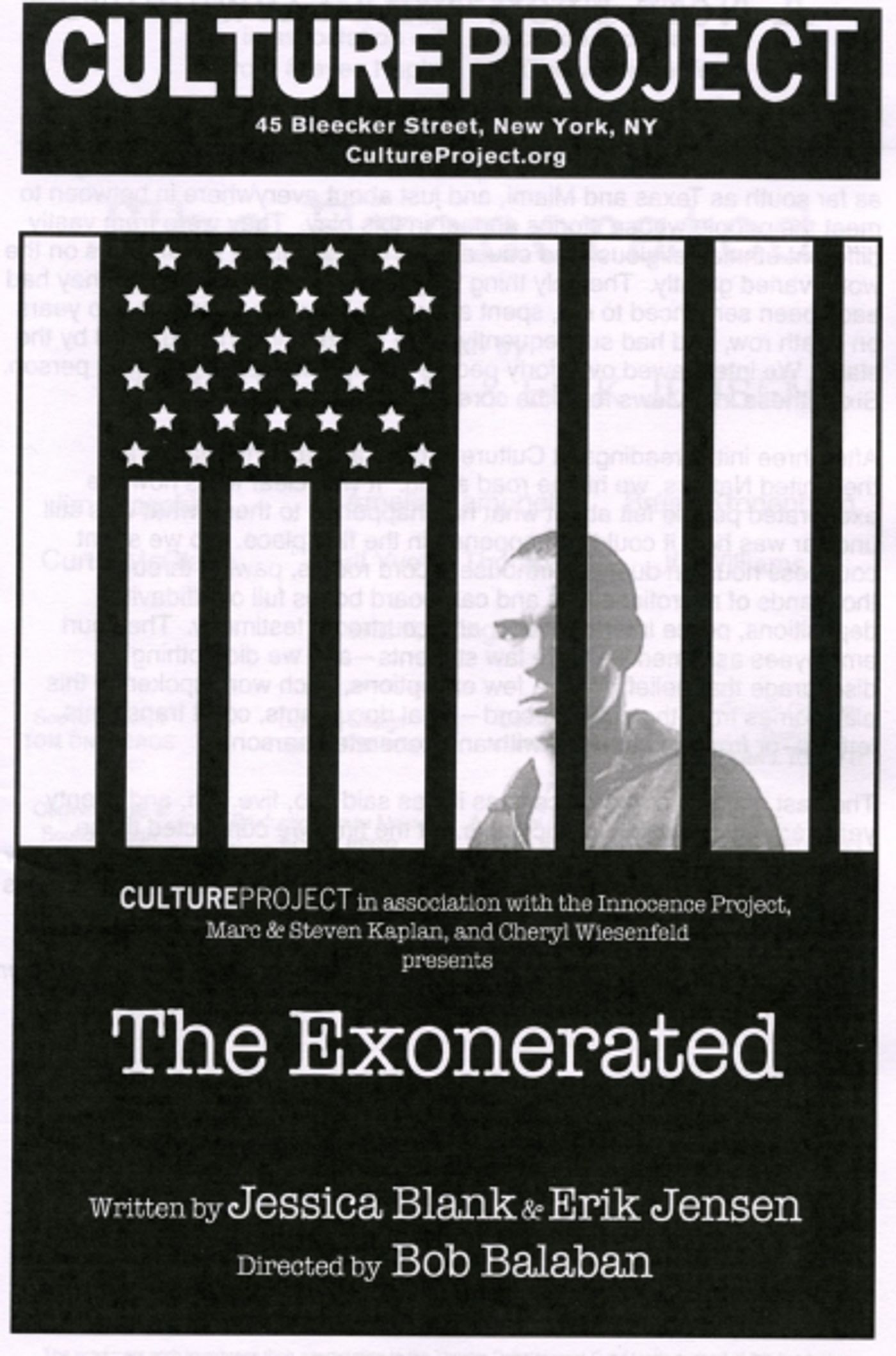 Photo Coverage: Inside Opening Night of THE EXONERATED- Curtain Call!  Image