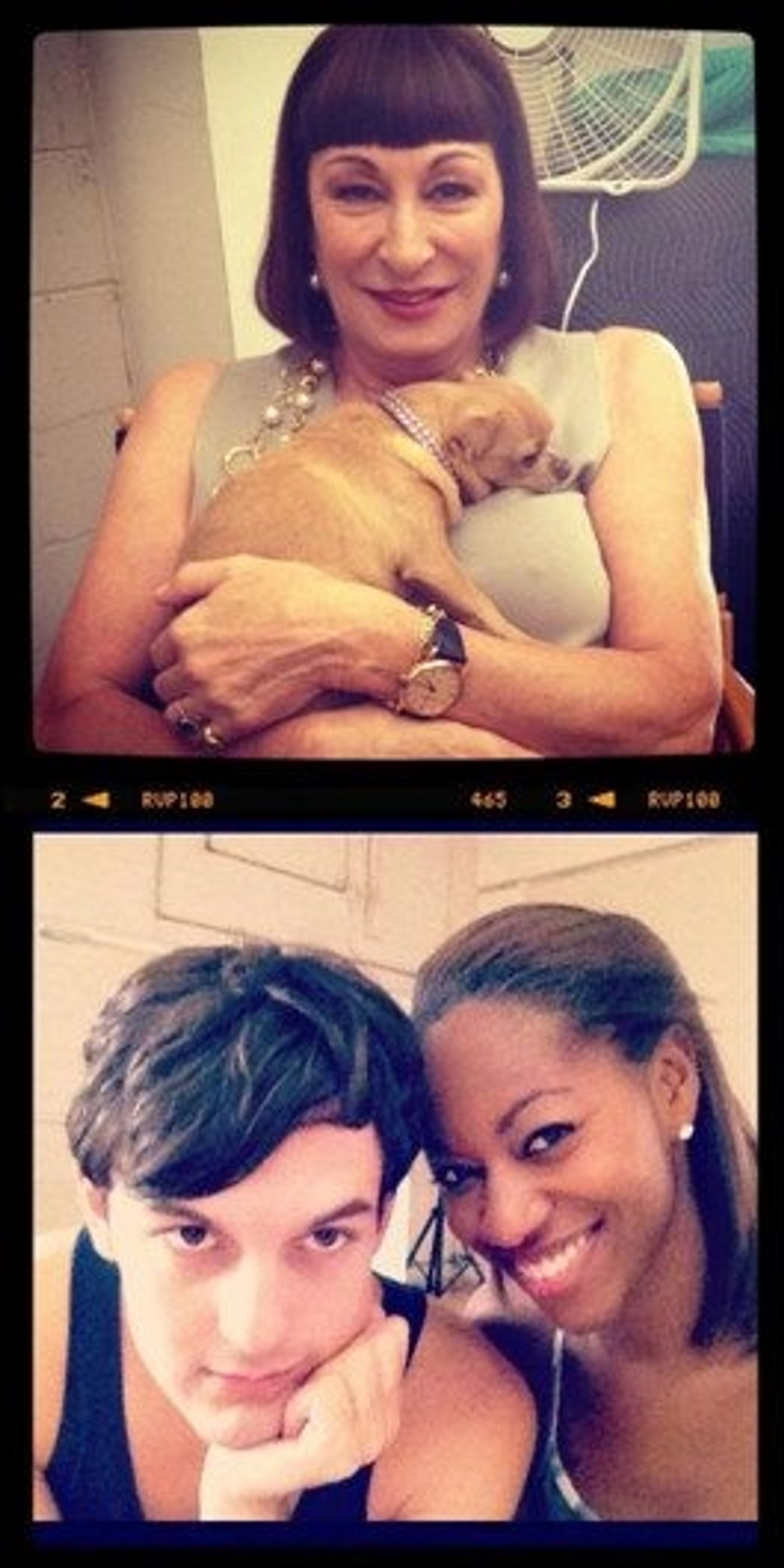 Photo Flash: Anjelica Houston and Wesley Taylor Spotted on the Set of NBC's SMASH!  Image