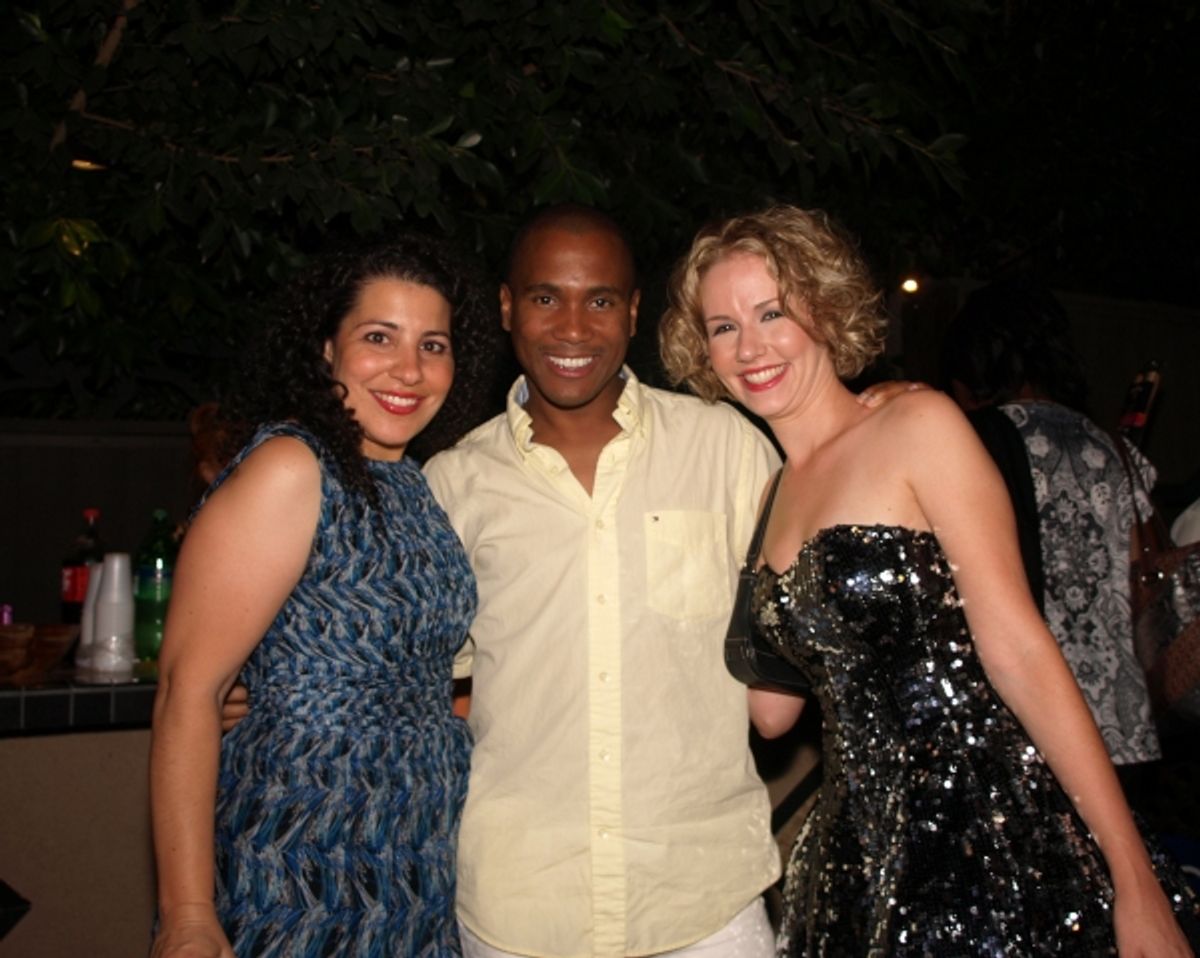 Julie Garnye, Eric B. Anthony, and Shannon Cudd at 