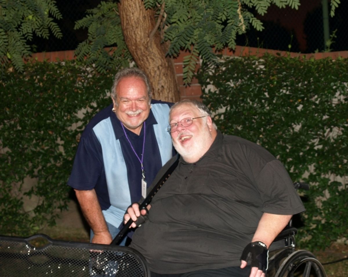 Director Calvin Remsberg and Producer Ronn Goswick at 