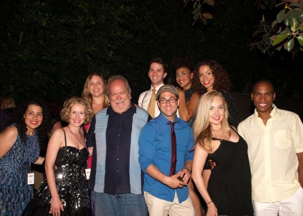 The cast with Ronn Goswick Photo