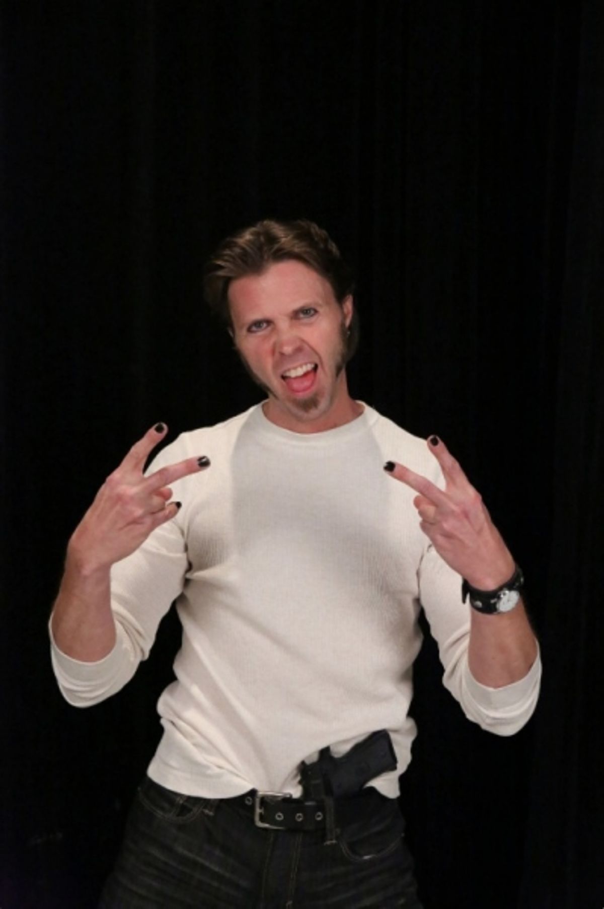 John Sparger as Andrew Jackson at 