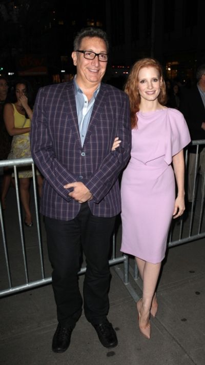 Moises Kaufman & Jessica Chastain  Photo