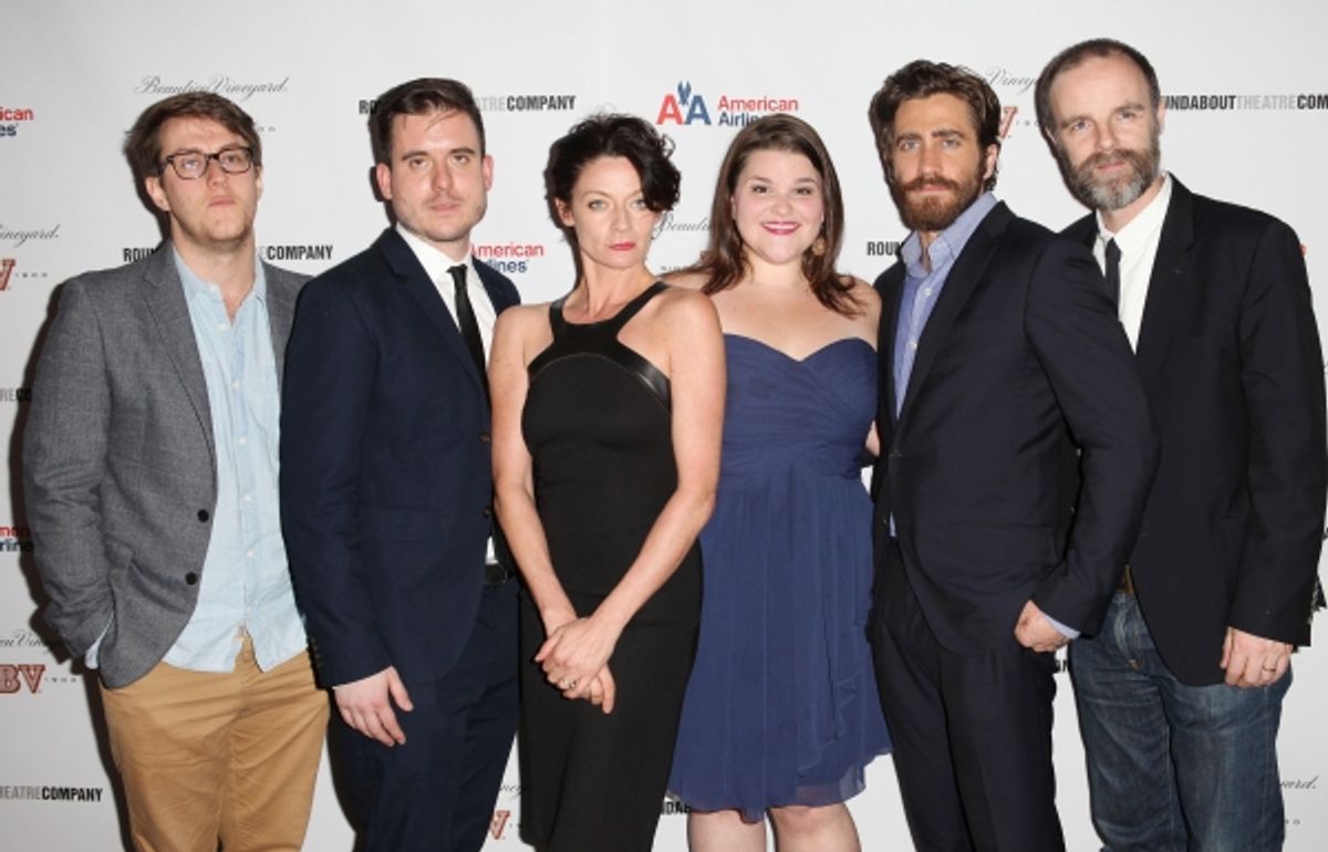 Nick Payne, Michael Longhurst, Michelle Gomez, Annie Funke, Jake Gyllenhaal and Brian F. O'Byrne at 