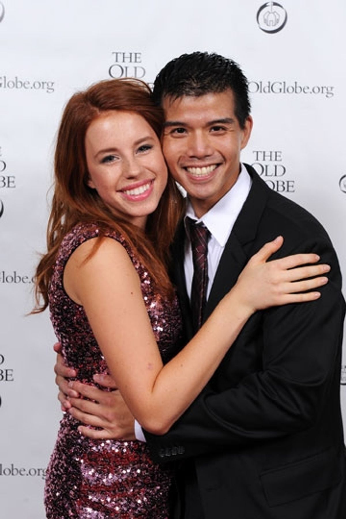 Allie Trimm and Telly Leung at 