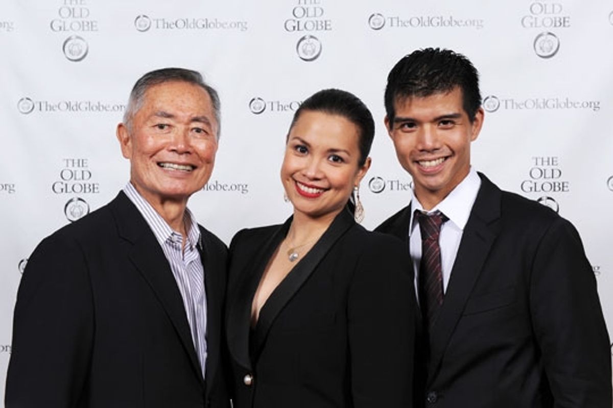 George Takei, Lea Salonga and Telly Leung at 