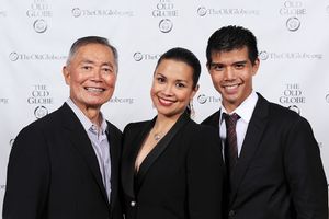 George Takei, Lea Salonga and Telly Leung Photo
