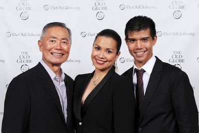 George Takei, Lea Salonga and Telly Leung Photo