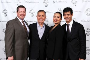 Michael G. Murphy with George Takei, Lea Salonga and Telly Leung  Photo