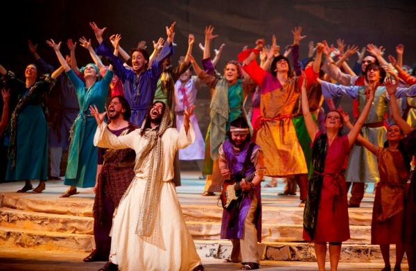 Felipe Salazar (center) as Jesus and Company Photo