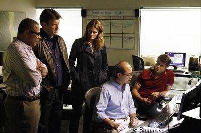  TYREES ALLEN, NATHAN FILLION, STANA KATIC, CHRIS ELWOOD Photo