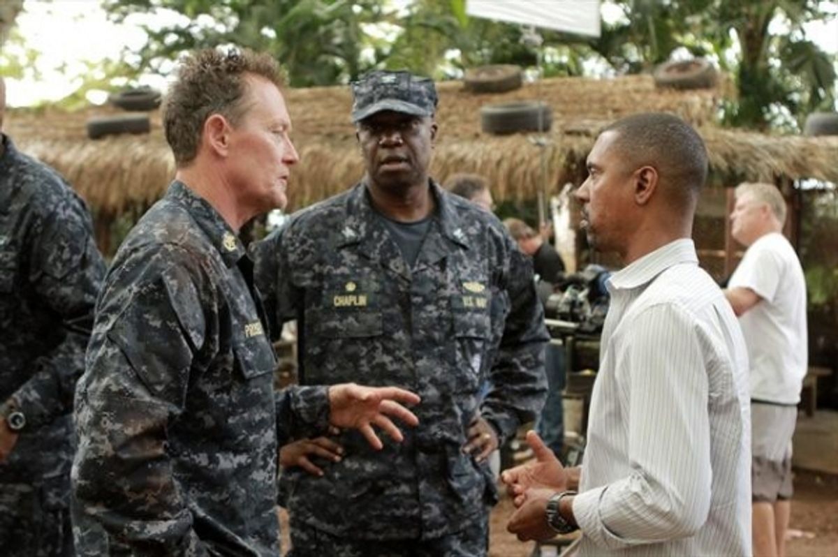 ROBERT PATRICK, ANDRE BRAUGHER, KEVIN HOOKS (DIRECTOR) at 