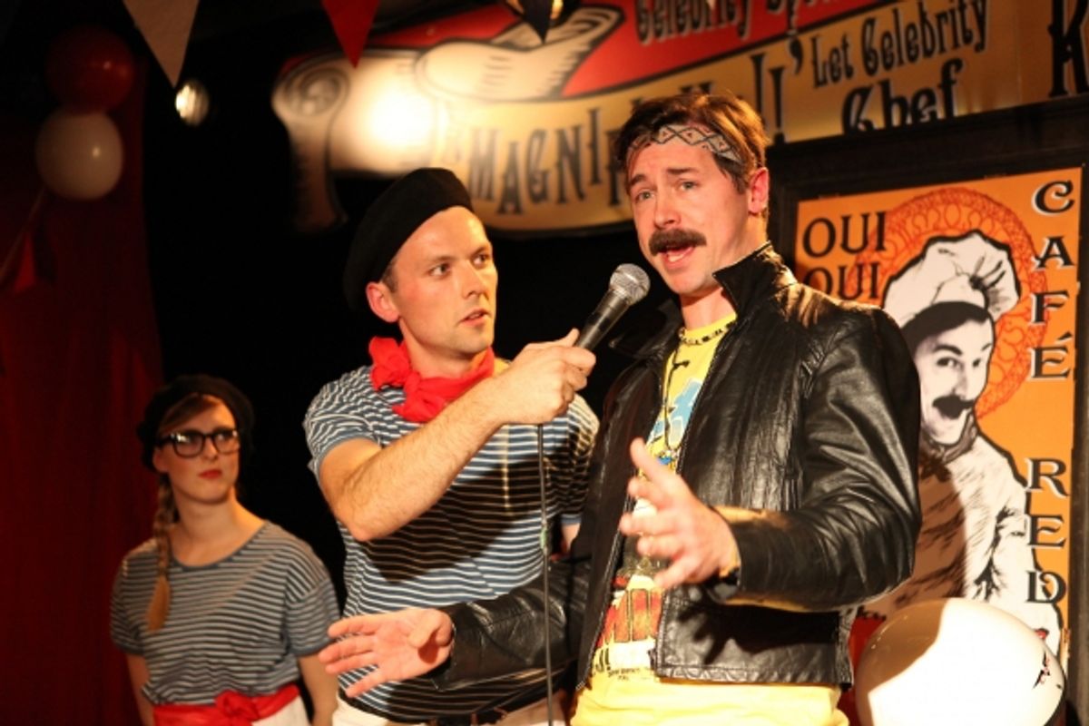 Alys Metcalf, Fred Machin, Mike Wozniak at 