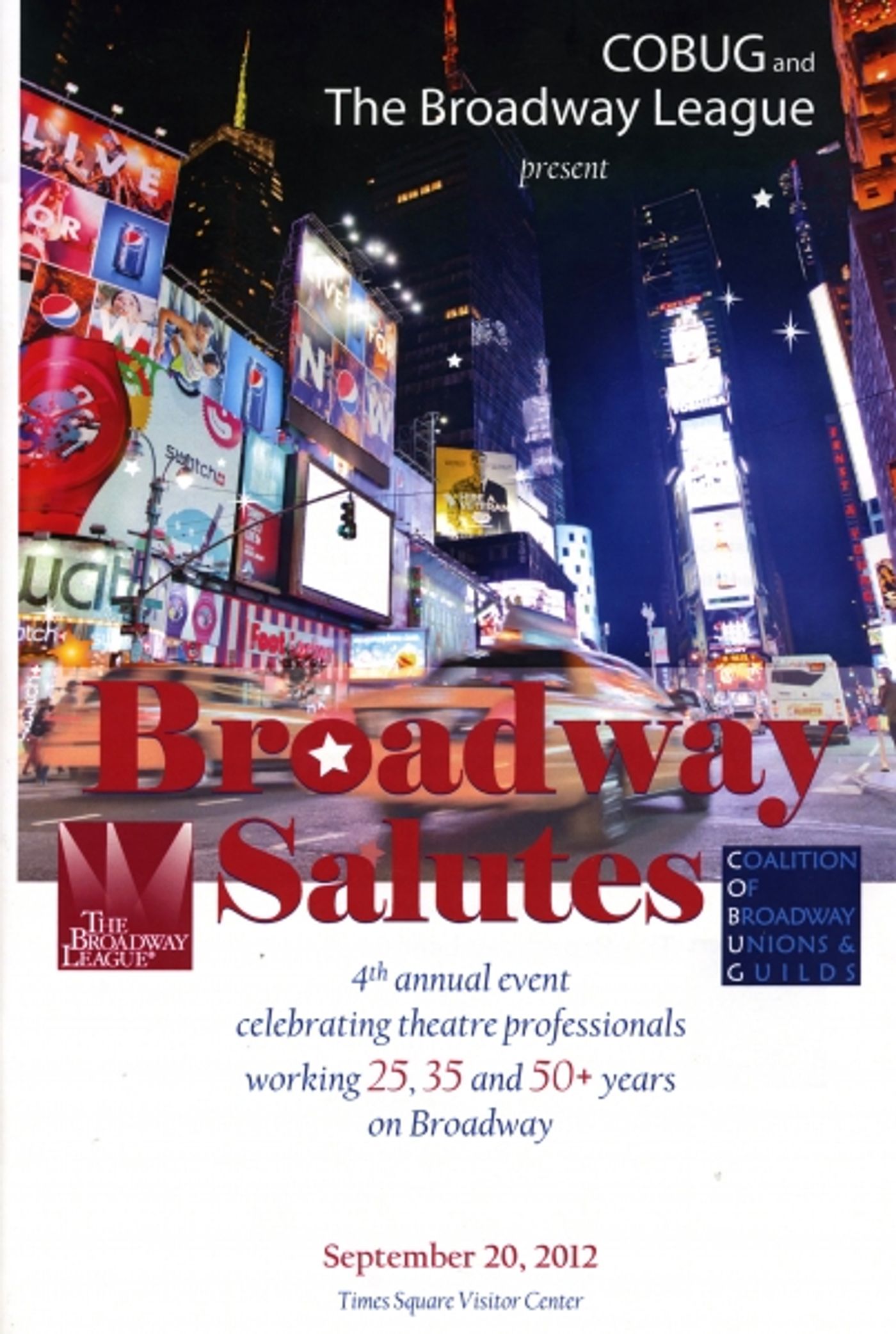 Photo Coverage: Hal Prince, Laura Osnes and More at BROADWAY SALUTES 2012!  Image