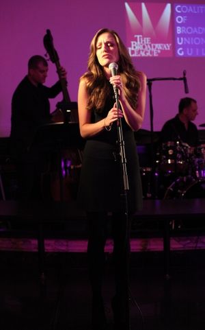 attending the 'Broadway Salutes' honoring those who make Broadway Great at the Timers Square Visitors Center in Times Square, New York City on 9/20/2012 @ BroadwayWorld attending the 'Broadway Salutes' honoring those who make Broadway Great at the Timer Photo