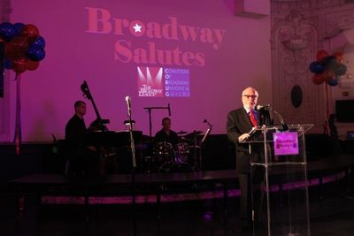 Hal Prince introduces the Video Salute Photo