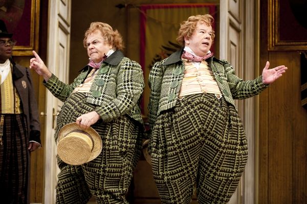  Harry A. Winter as Dobchinsky and Hugh Nees as Bobchinsky Photo