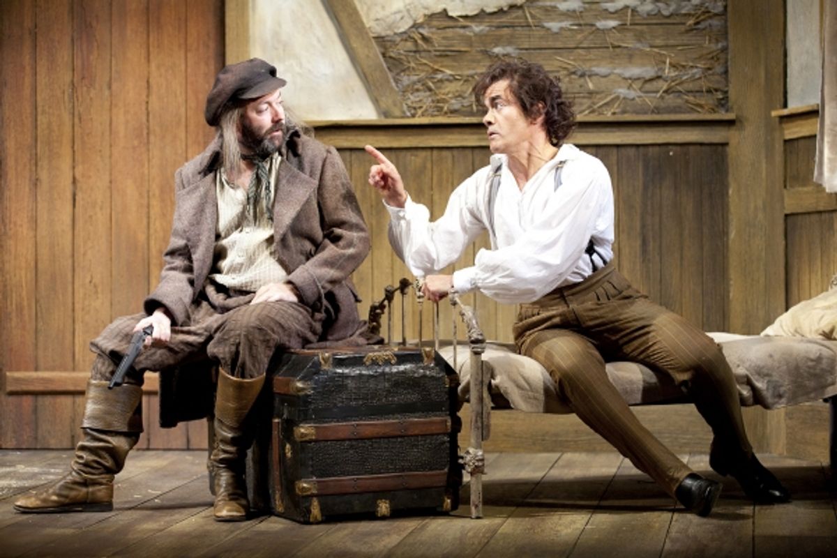  Liam Craig as Osip and Derek Smith as Hlestakov at 