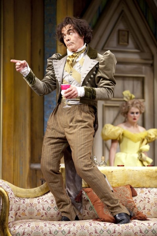 Derek Smith as Hlestakov  with Claire Brownell as Marya Photo