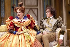  Nancy Robinette as Anna and Derek Smith as Hlestakov Photo