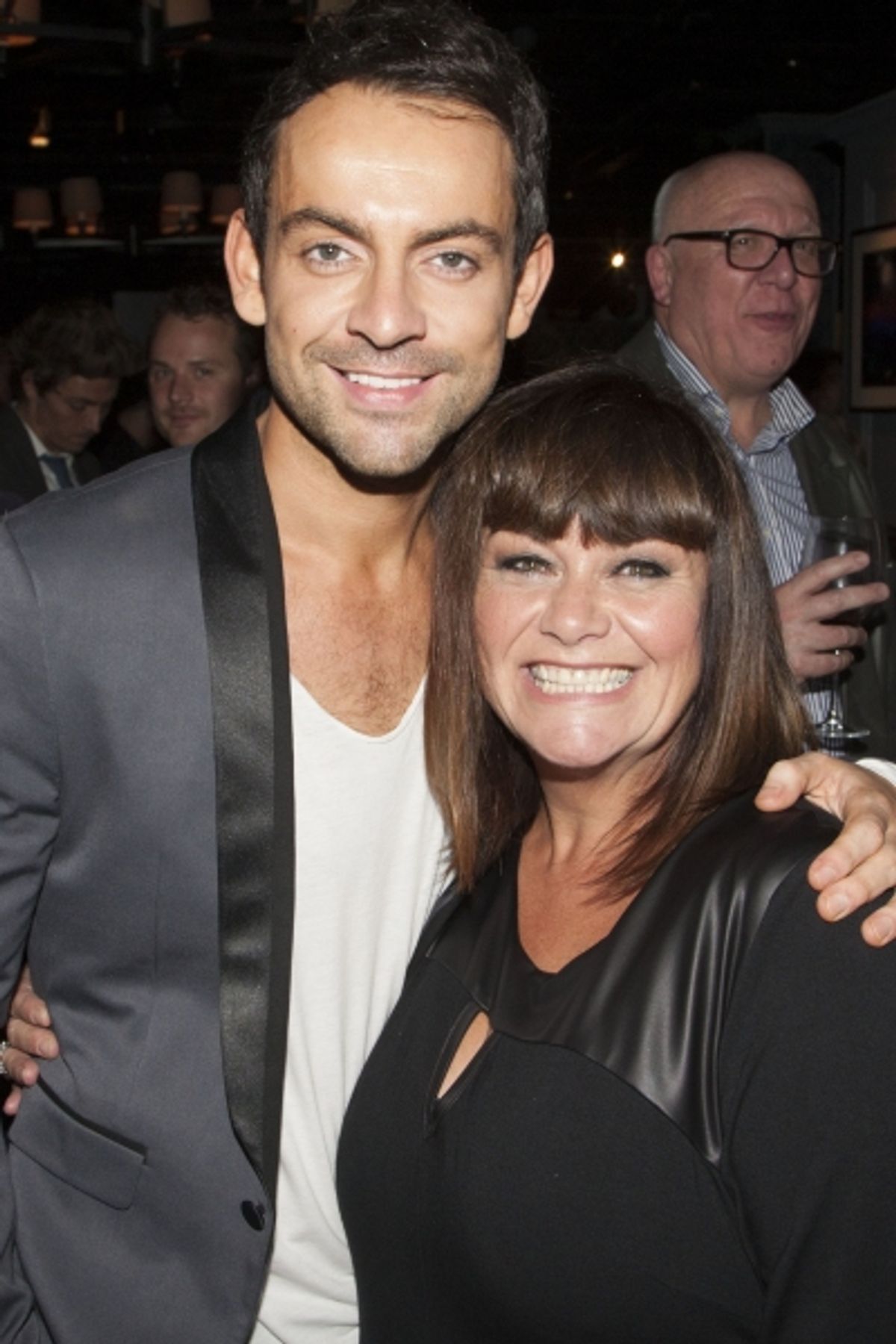 Ben Forster and Dawn French at 