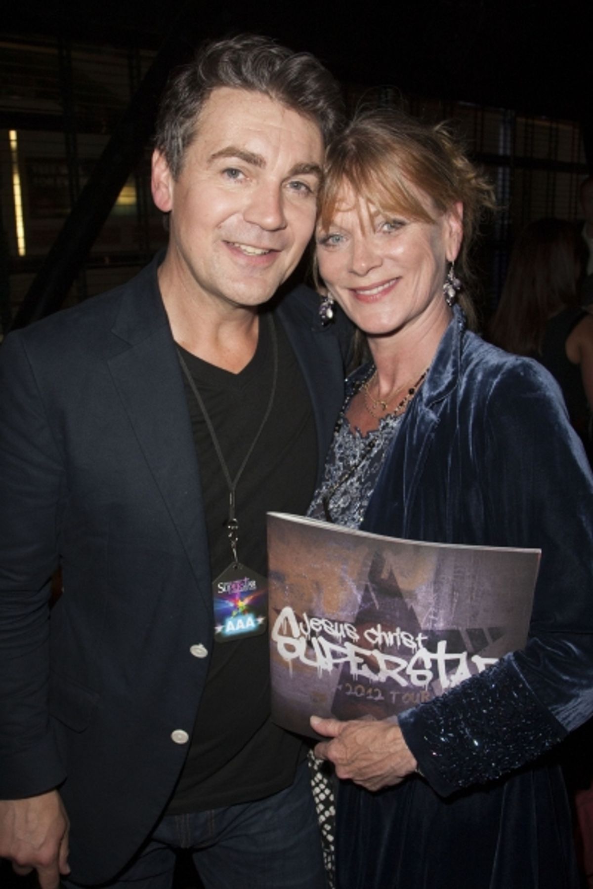Alexander Hanson and Samantha Bond at 
