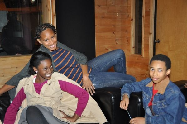 Chondra Profit with Nia Ashleigh and Judah Bellamy Photo