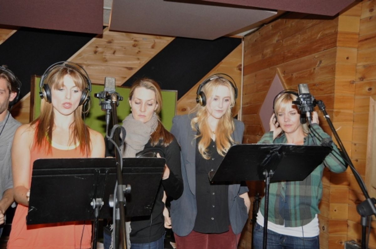 Janine DiVita, Shannon Lewis, Betsy Wolfe and Jenifer Foote at 