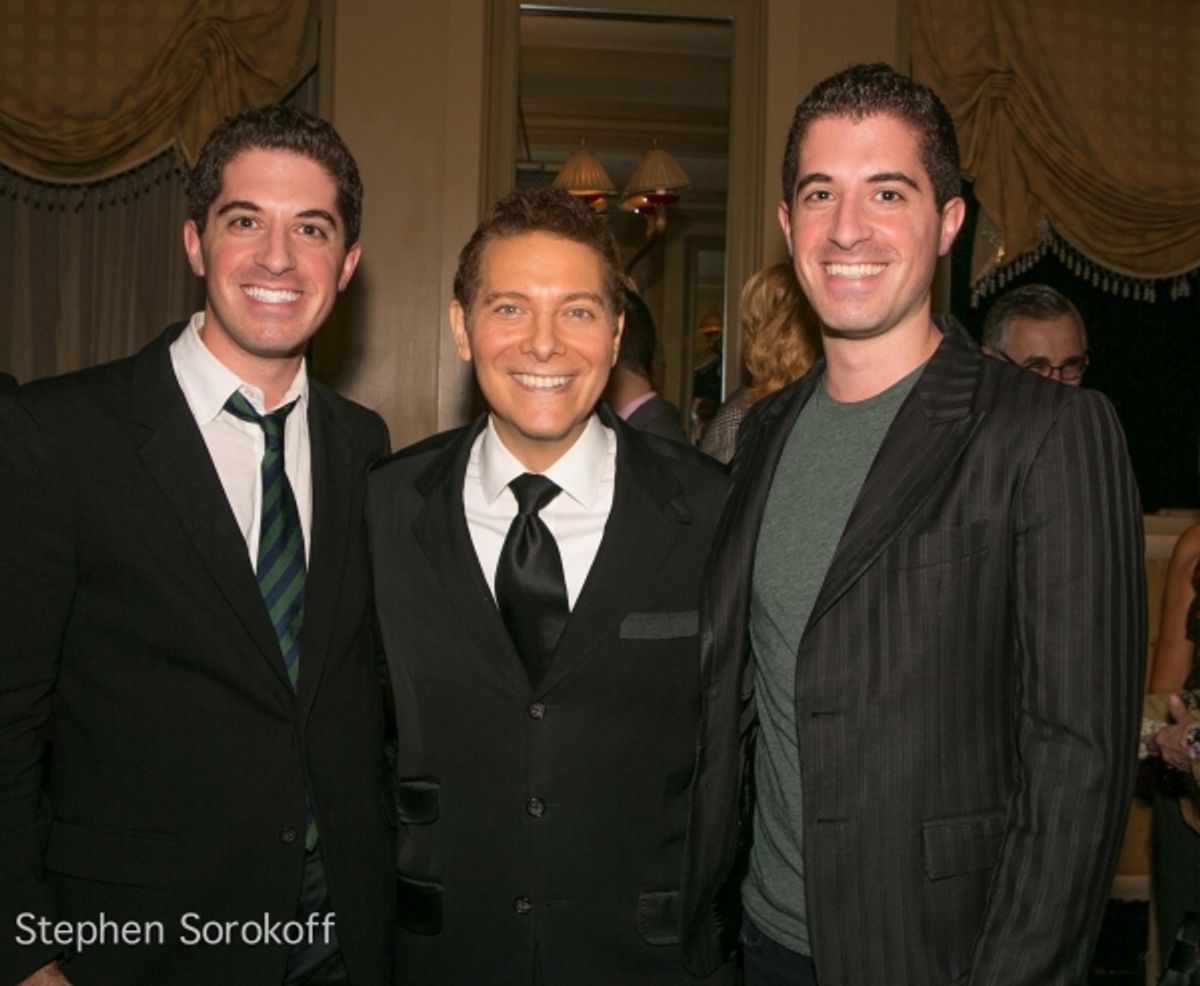  Will Nunziata, Michael Feinstein, Anthony Nunziata at 