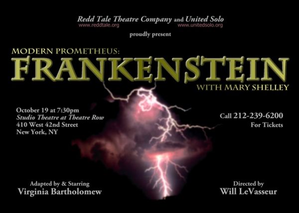 Photos: Virginia Bartholomew in MODERN PROMETHEUS, Set for United Solo Festival — photo 1 of 6