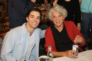 Corey Cott and Tyne Daly @ BroadwayWorld Corey Cott and Tyne Daly Photo