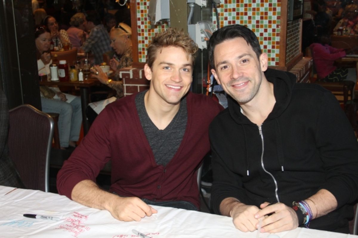  Neil Haskell and Steve Kazee  at 