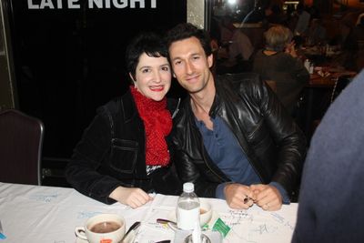  Lauren Cohn and Aaron Lazar  Photo