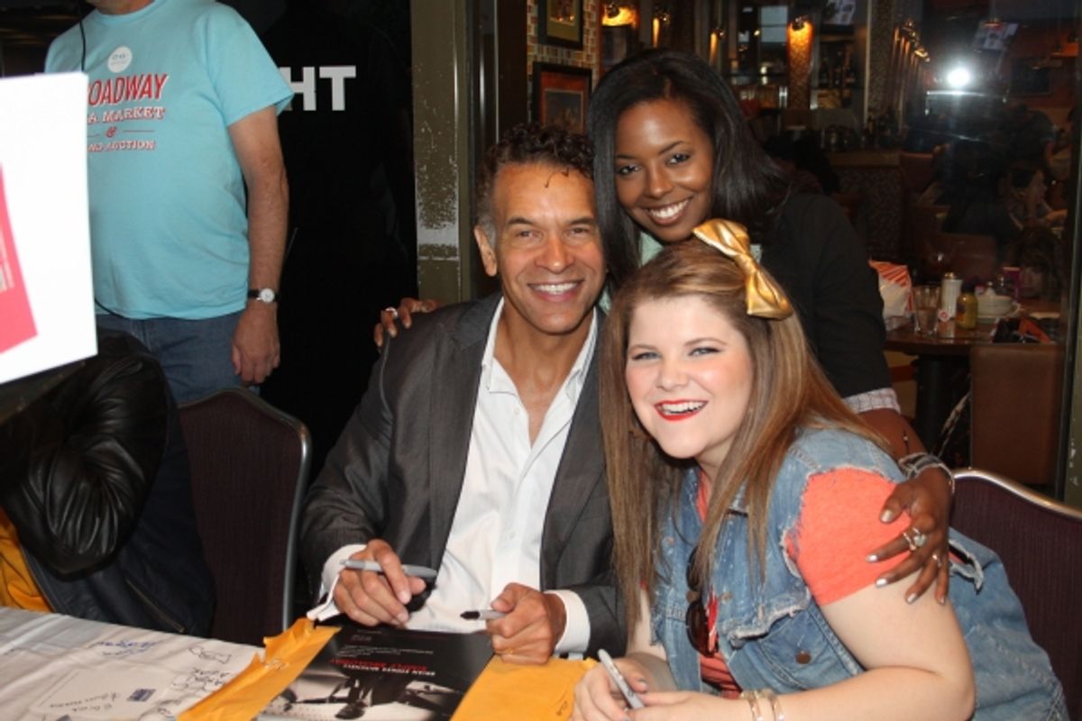 Brian Stokes Mitchell, Adrienne Warren and Ryann Redmond  at 