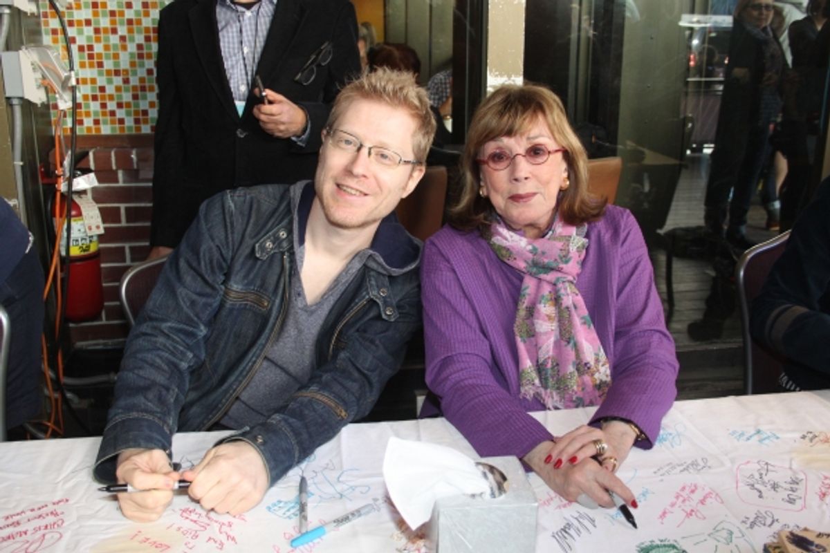 Anthony Rapp and Phyllis Newman at 