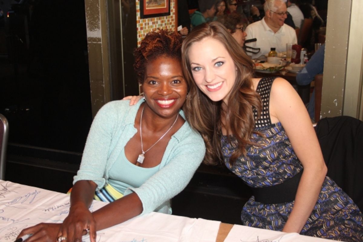  LaChanze and Laura Osnes  at 
