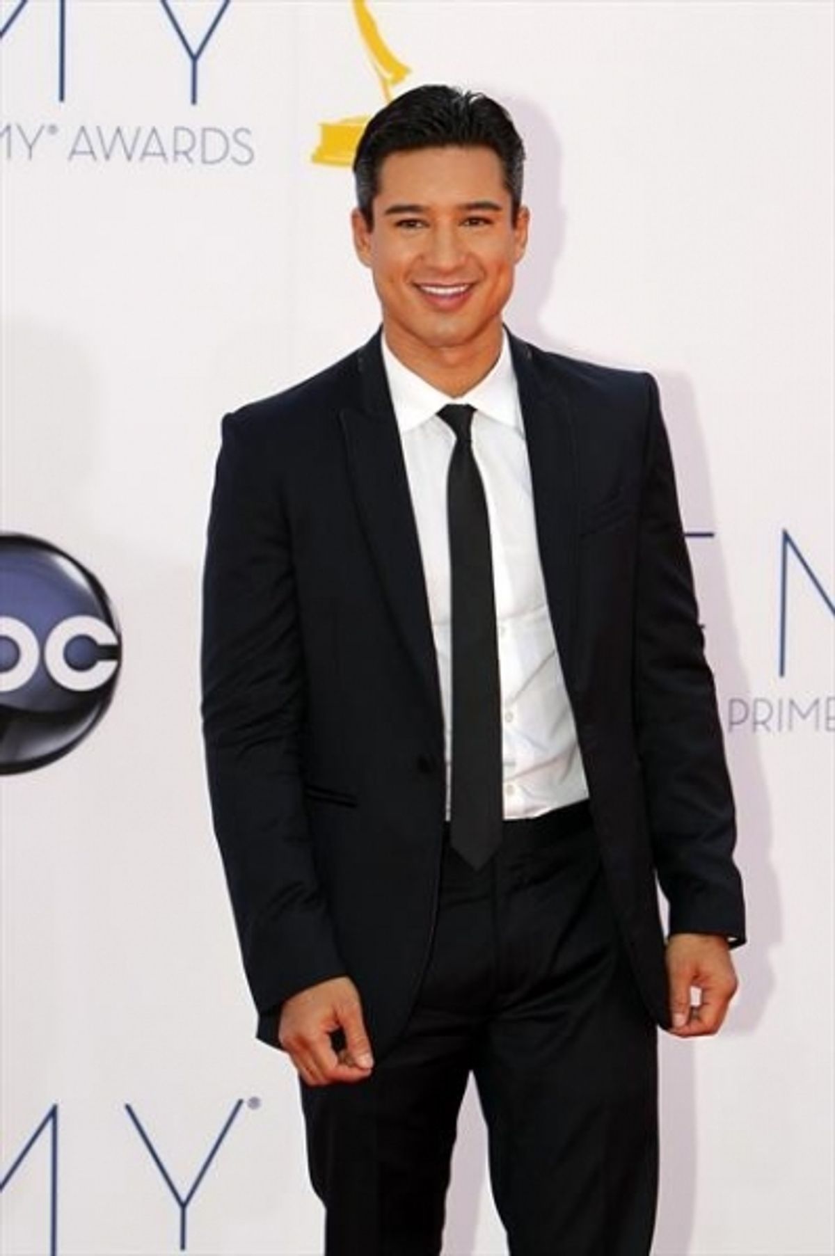  THE 64TH PRIMETIME EMMY(r) AWARDS - The 64th Primetime Emmy Awards broadcasts live from 8:00-11:00 p.m., ET/5:00-8:00 p.m., PT., Sunday, September 23, 2012 exclusively on ABC. (ABC/RICK ROWELL)MARIO LOPEZ at 