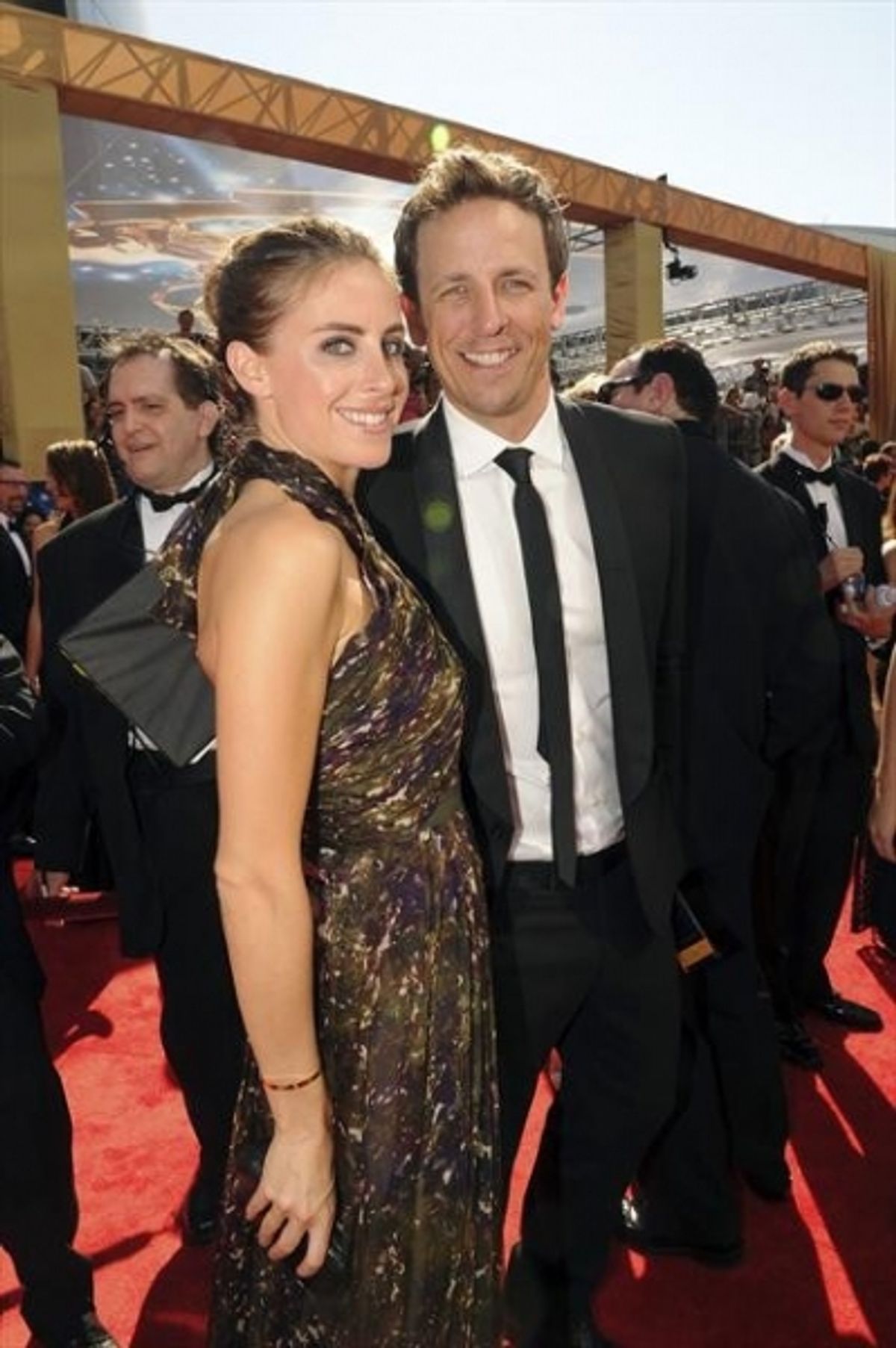  THE 64TH PRIMETIME EMMY(r) AWARDS - The 64th Primetime Emmy Awards broadcasts live from 8:00-11:00 p.m., ET/5:00-8:00 p.m., PT., Sunday, September 23, 2012 exclusively on ABC. (ABC/RICHARD HARBAUGH)SETH MEYERS at 