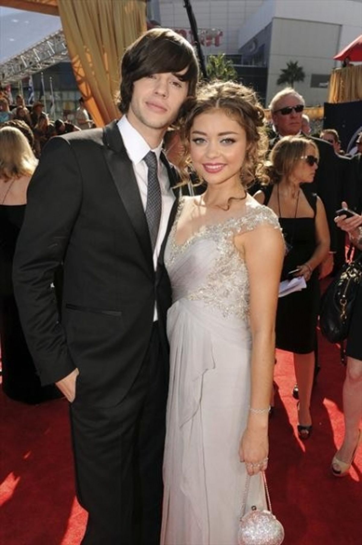  THE 64TH PRIMETIME EMMY(r) AWARDS - The 64th Primetime Emmy Awards broadcasts live from 8:00-11:00 p.m., ET/5:00-8:00 p.m., PT., Sunday, September 23, 2012 exclusively on ABC. (ABC/RICHARD HARBAUGH)MATT PROKOP, SARAH HYLAND at 